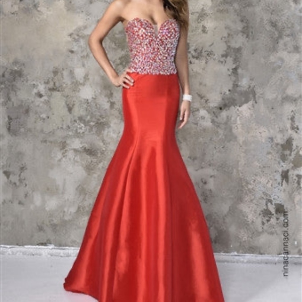 Nina Canacci Red 8101 Formal Dres- 12